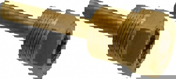 4 Inch Overall Length, 1 Inch Thread, Brass Standard Thermowell